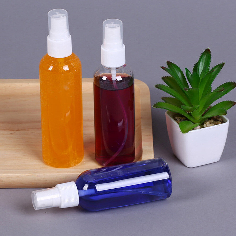 Travel Refillable Spray Bottles Set - Clear Plastic Perfume & Mist Atomizers