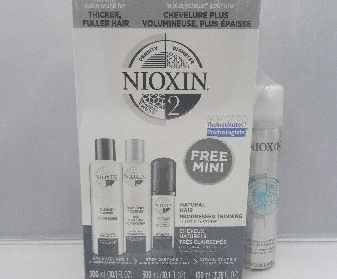 Nioxin System 2 Hair Care Starter Kit - 4 Piece
