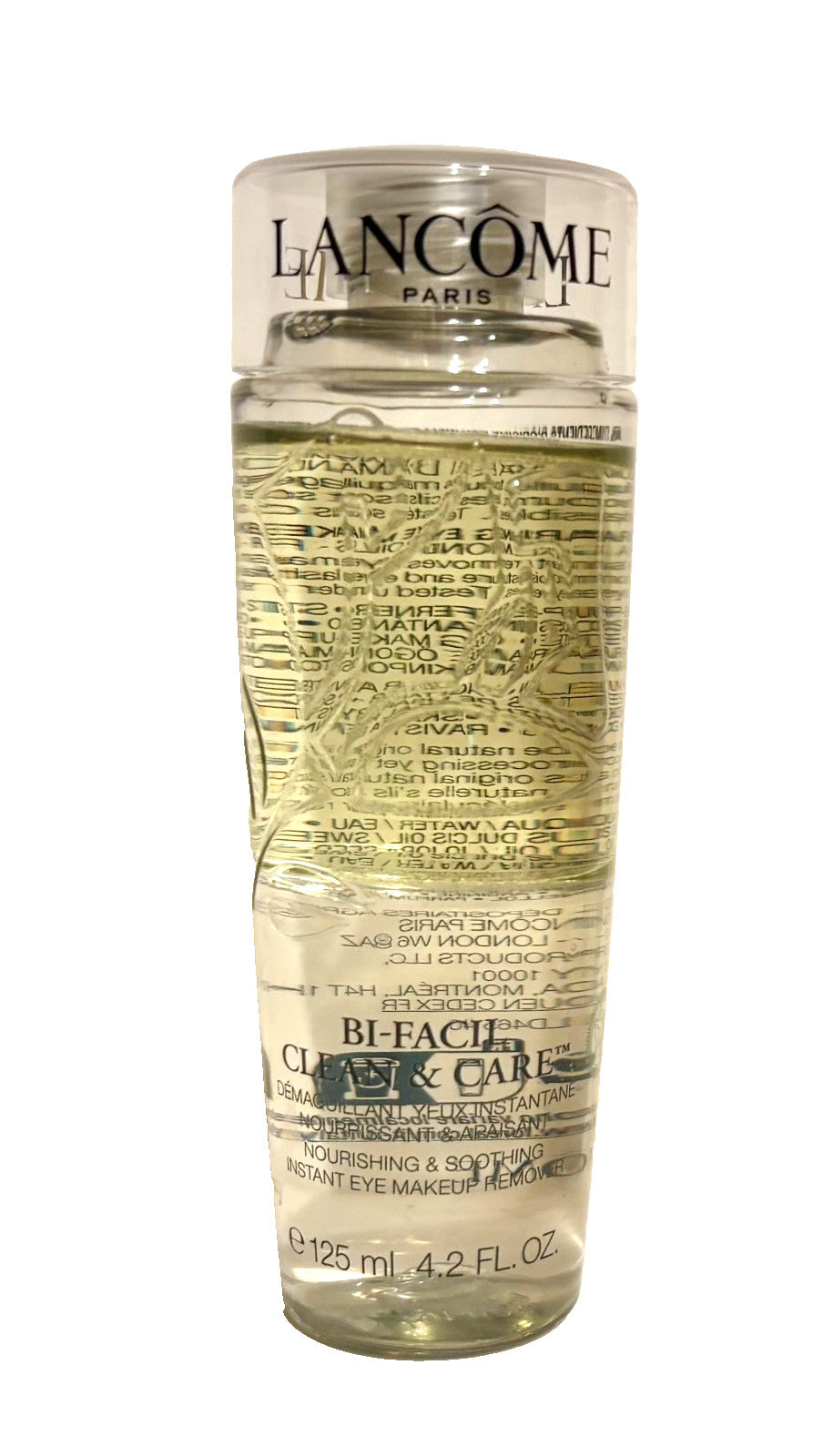 Lancome Bi Facil Clean & Care Makeup Remover 4.2oz /125ml Sealed
