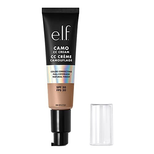 Medium-Tone CC Cream with SPF 30 - Medium to Full Coverage Face Foundation