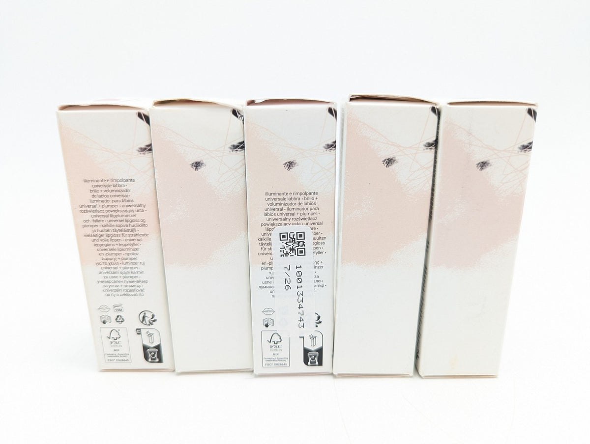 Lip Gloss Set with Heat-Activated Plumpers – 5 Varieties
