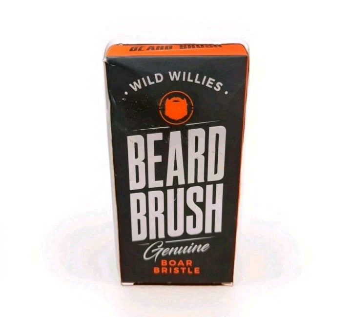 Natural Boar Bristle Beard Brush for Men - Wild Willies