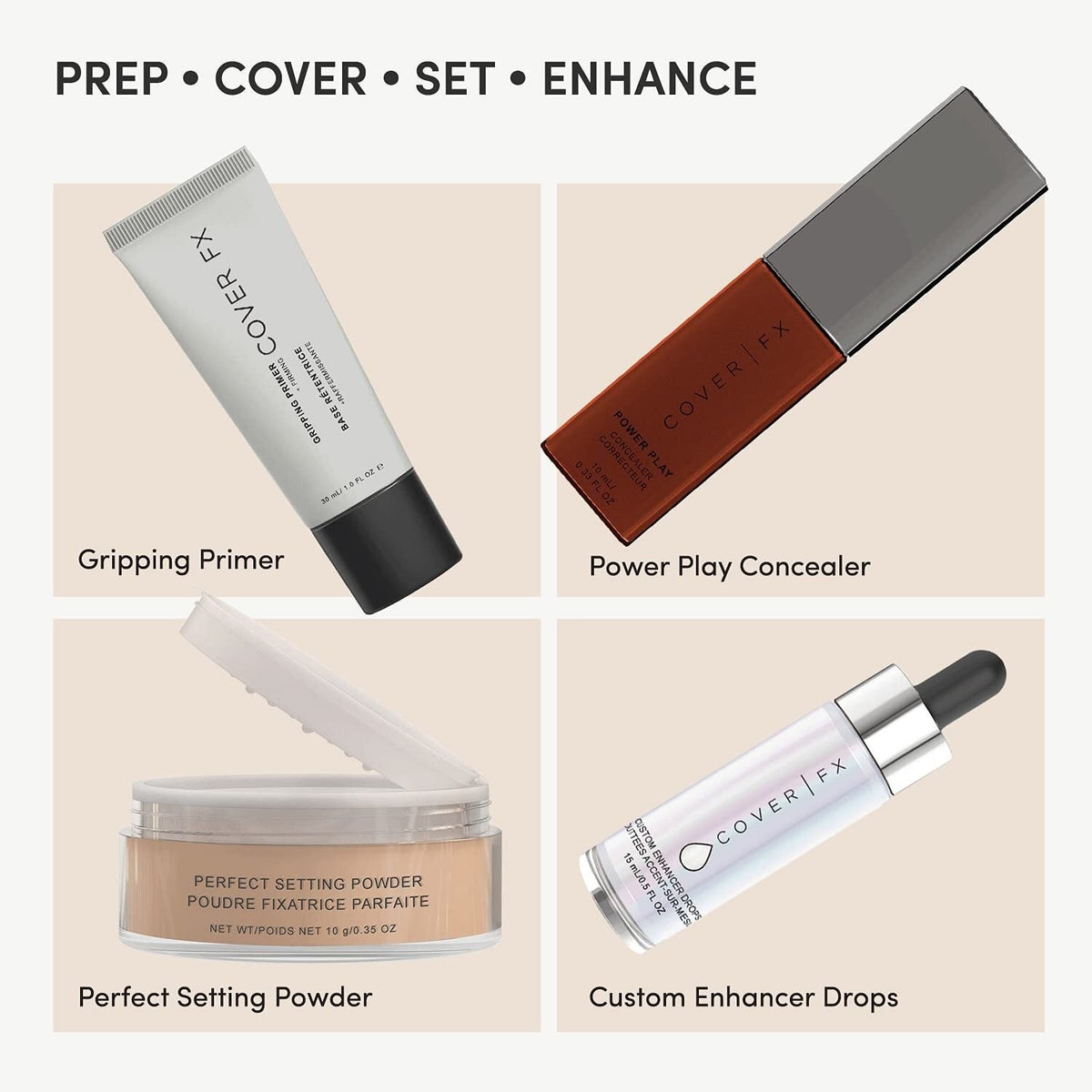 Crease-Proof Transfer-Proof Concealer - Full Coverage, Vegan, 16H Wear