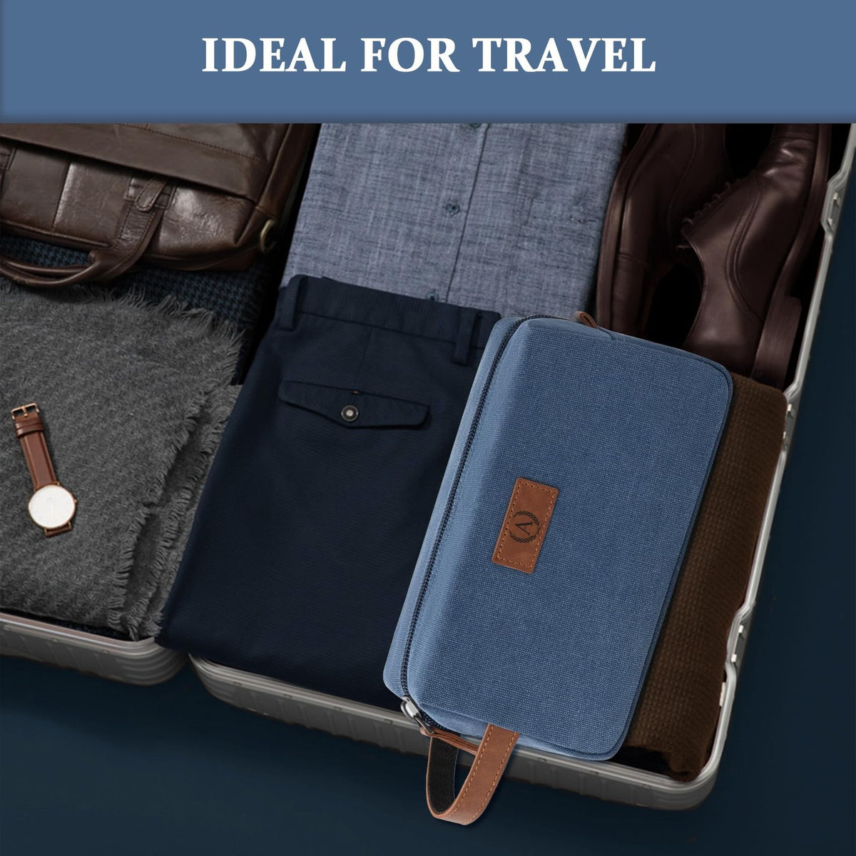 Personalized Waterproof Toiletry Bag for Men - Travel Organizer, Gift for Boyfriend