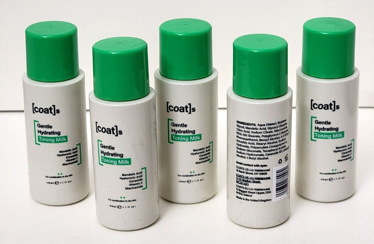 Hydrating Toning Milk for Skin Care - 1 fl oz, 5 Pack