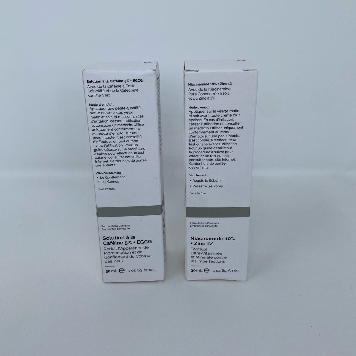 Niacinamide 10% + Zinc 1% Serum with Caffeine & EGCG - 30ml Duo