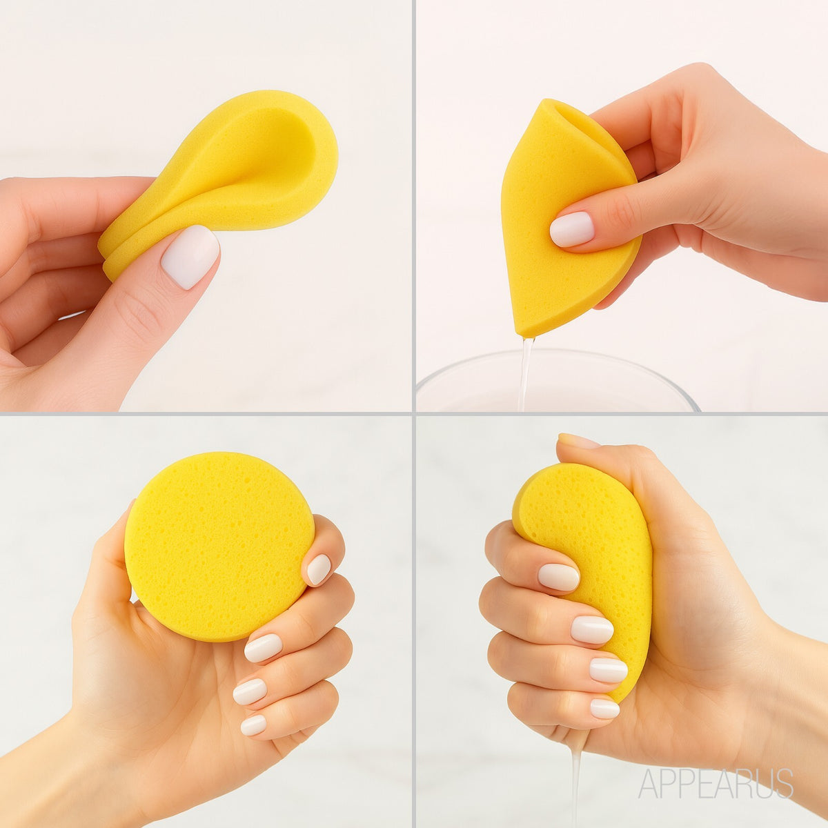 120 Pack Compressed PVA Facial Sponges for Cleansing and Mask Removal