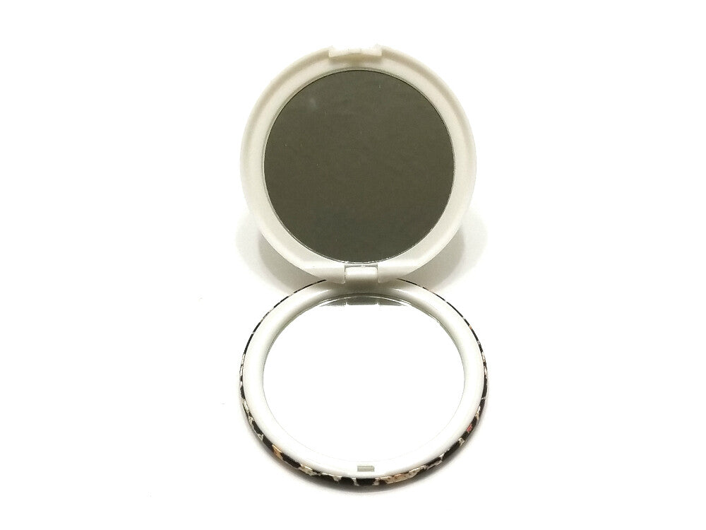Animal Print Folding Compact Mirror - 3 Inch Makeup & Travel Mirror