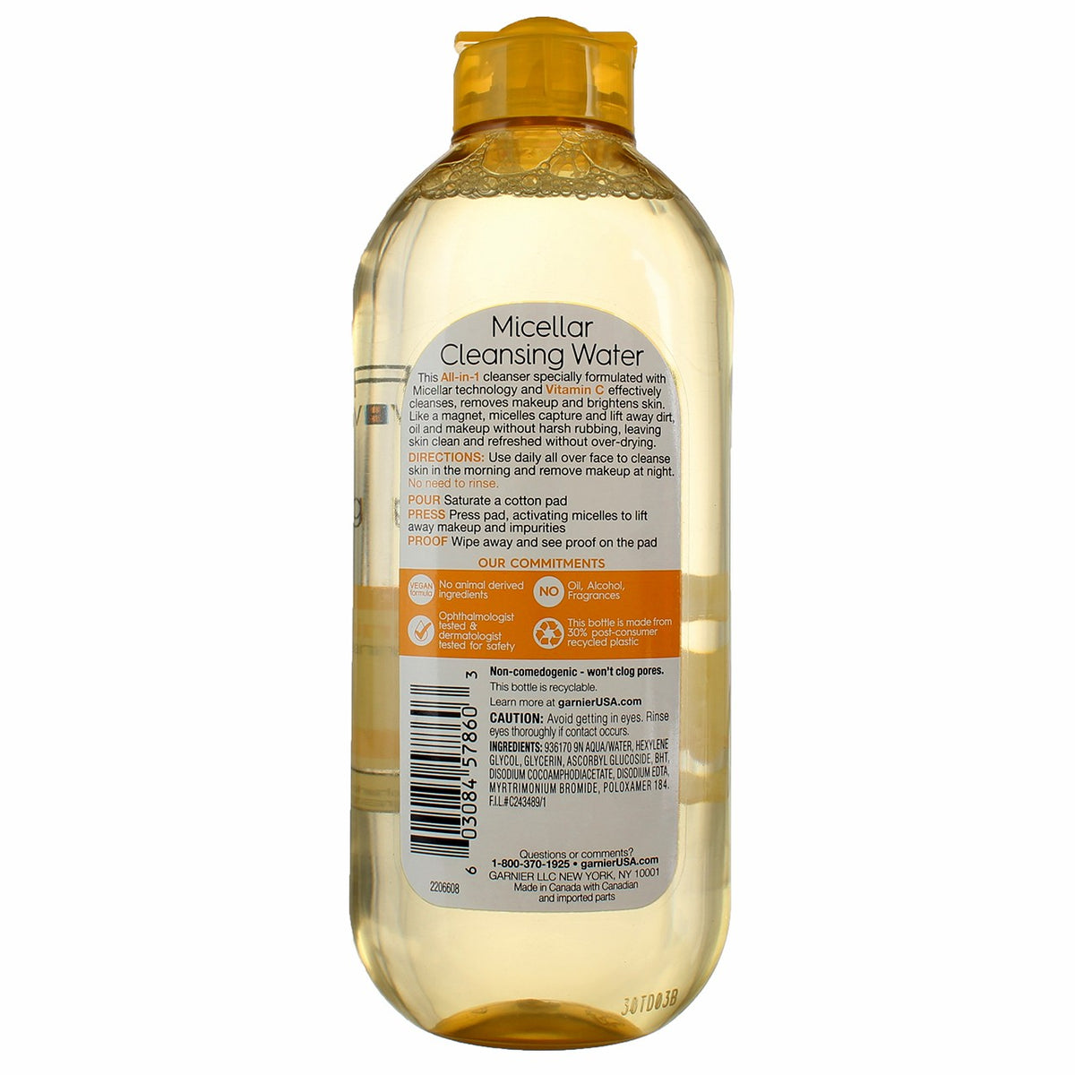 All-in-One Brightening Micellar Water with Vitamin C - 6 Pack