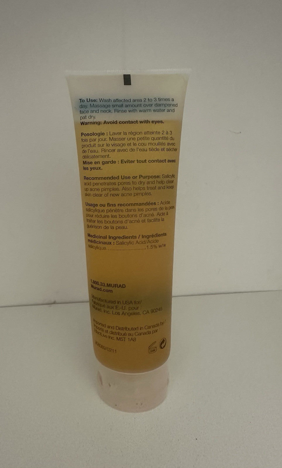 Murad Acne Control Clarifying Facial Cleanser - 4.5 Fl Oz