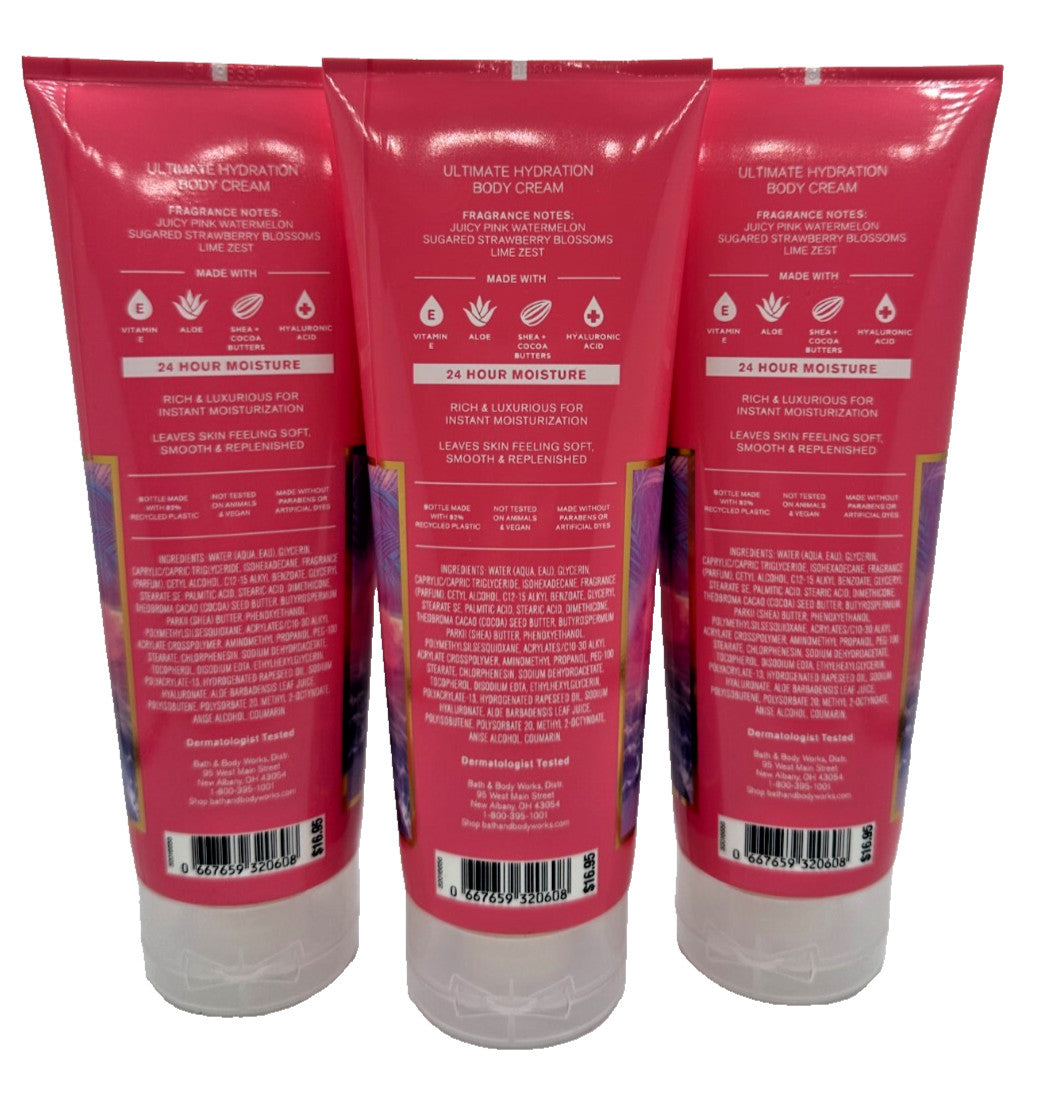 Watermelon Blast Body Cream Lotion 3-Pack - 8 oz