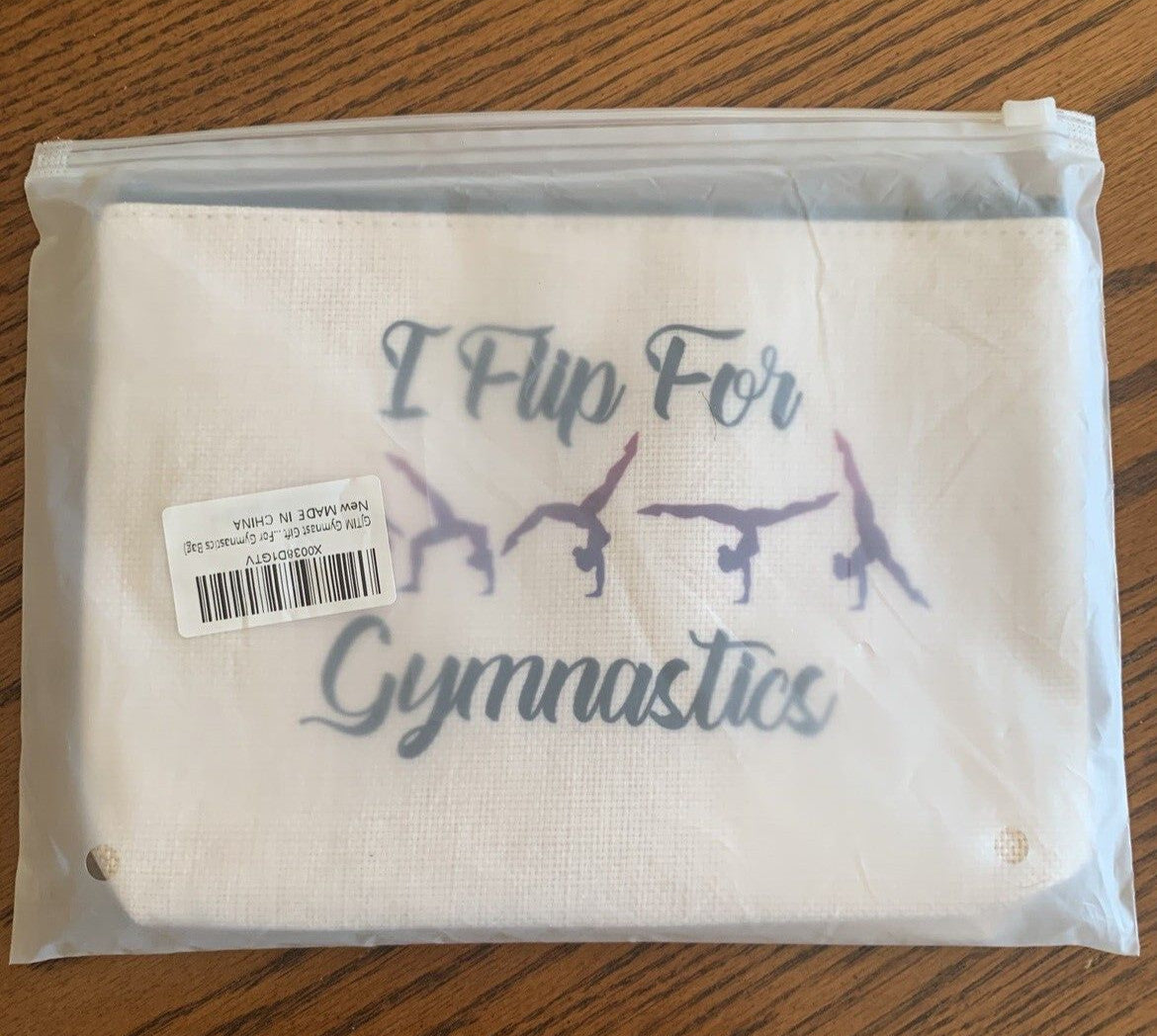 Gymnastics Travel Makeup Bag - Compact Organizer for Gymnastics Accessories