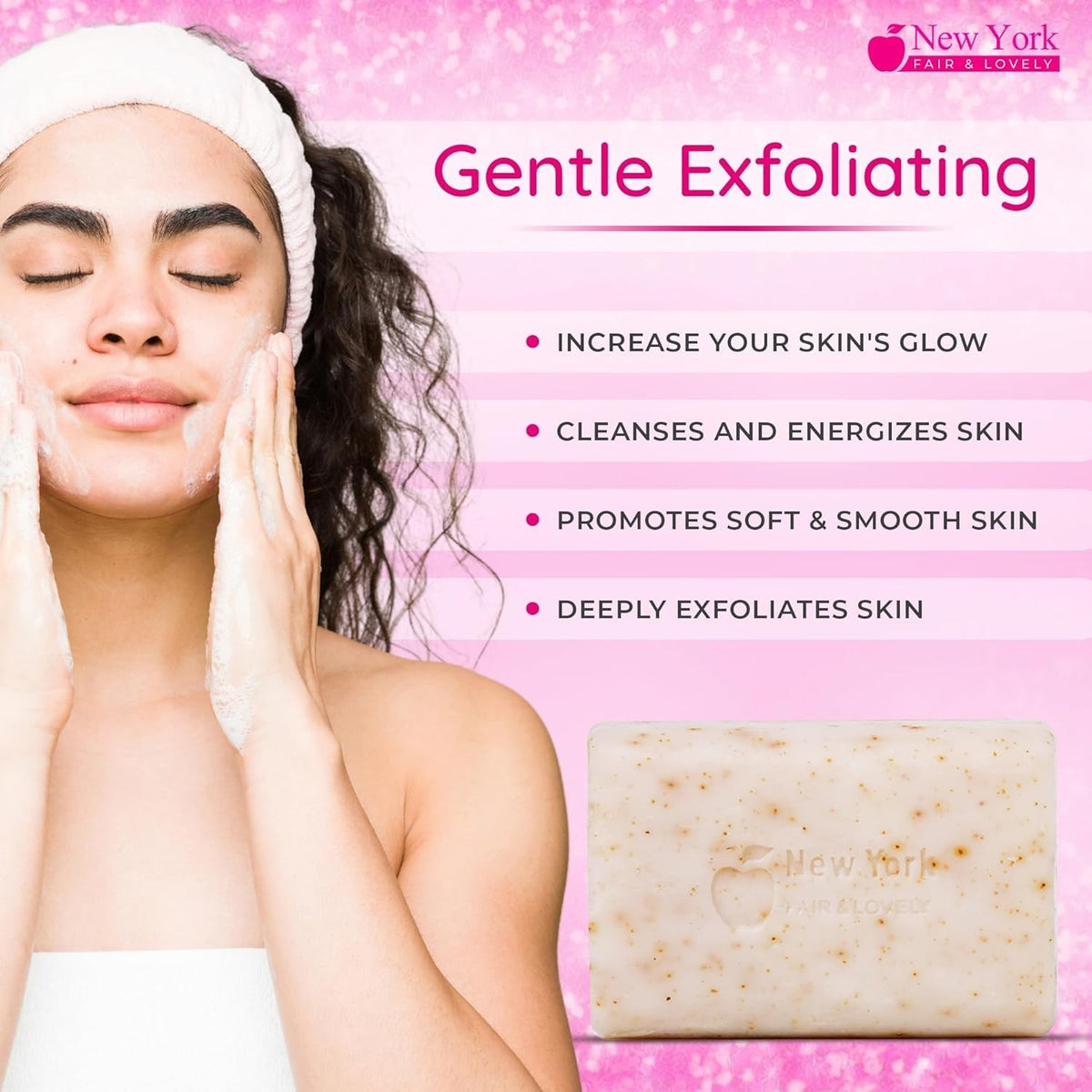 New York Fair & Lovely Exfoliating Soap 7 oz