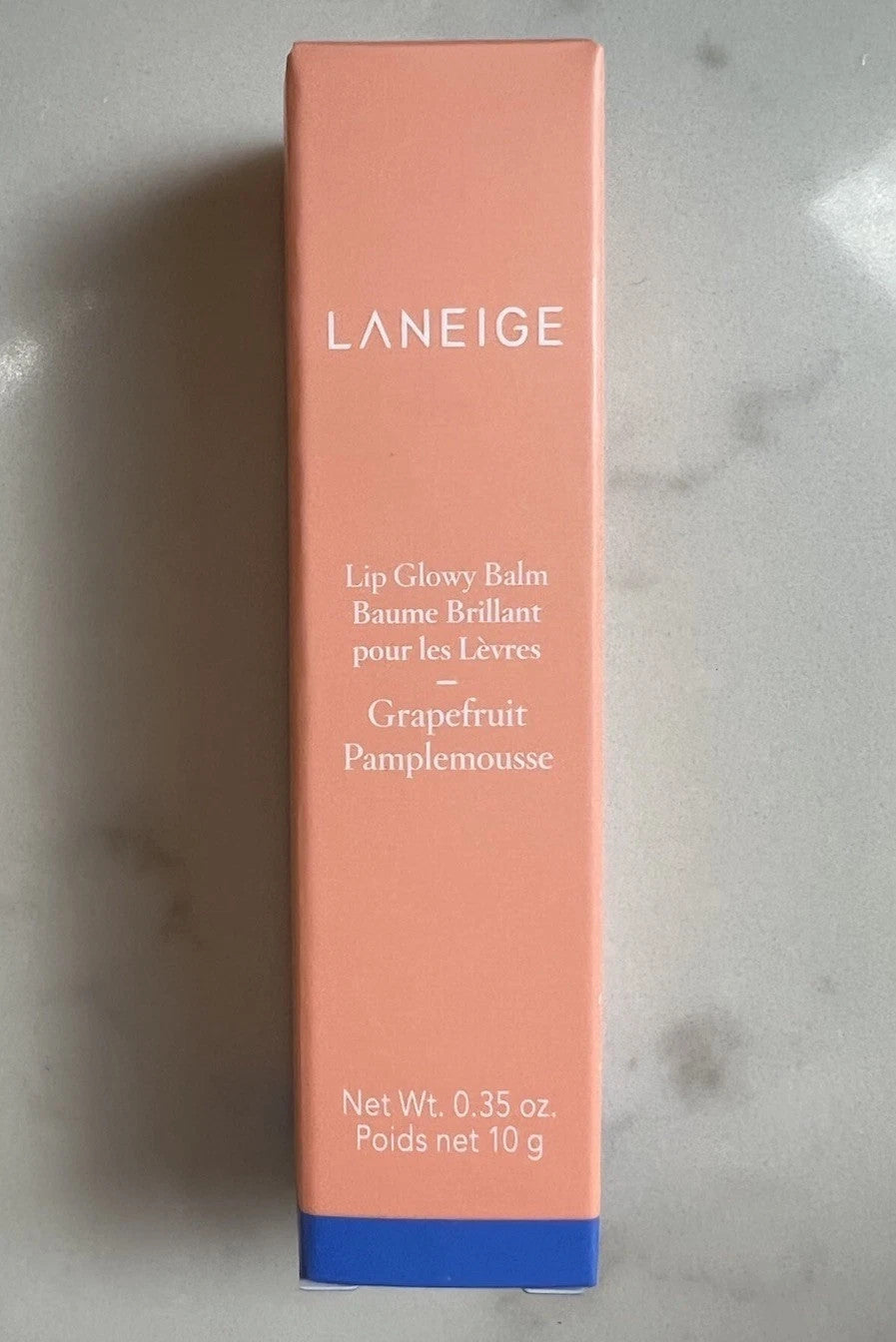 Lip Glowy Balm Grapefruit Set - Hydrating Lip Gloss 0.35 Oz x3