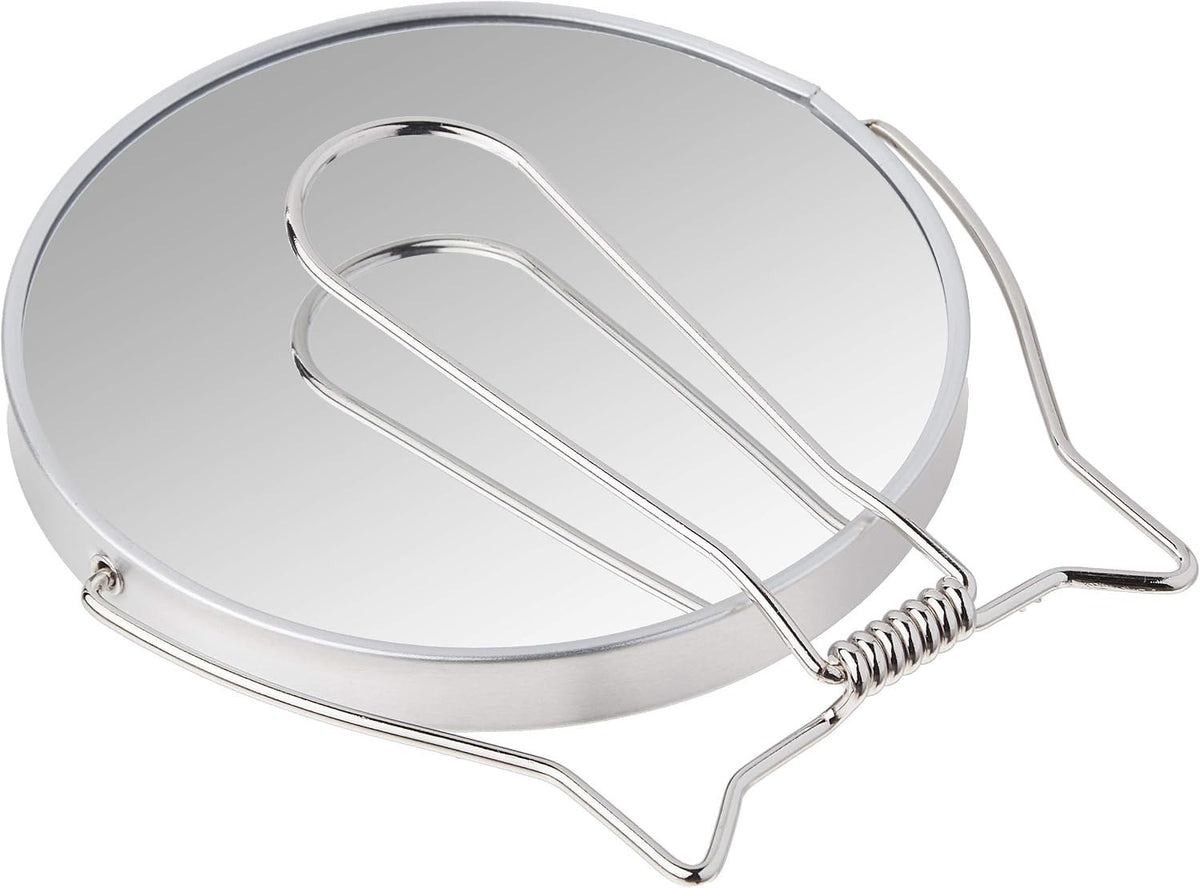 Dual-Sided Makeup Mirror with Stand 1X & 3X Magnification Portable