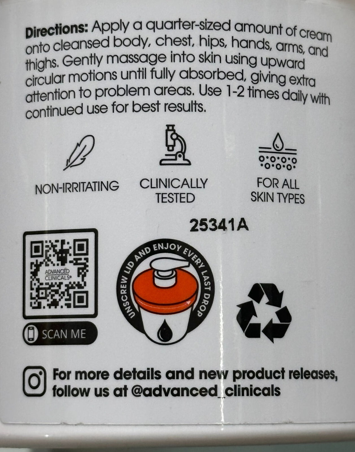 Vitamin C Brightening Face Cream for Age Spots and Discoloration - Spa Size
