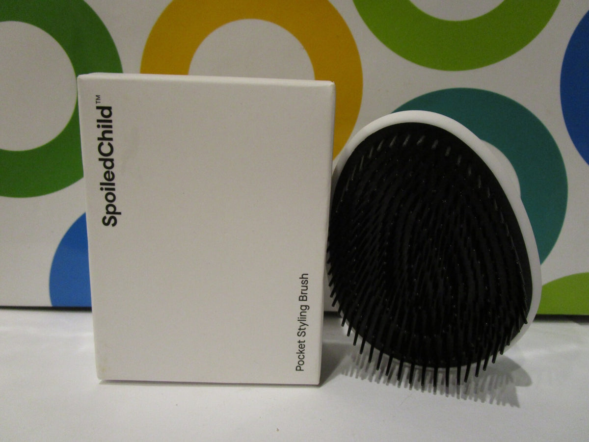 Pocket Styling Brush - Compact Hair Styling Tool with Boxed Packaging