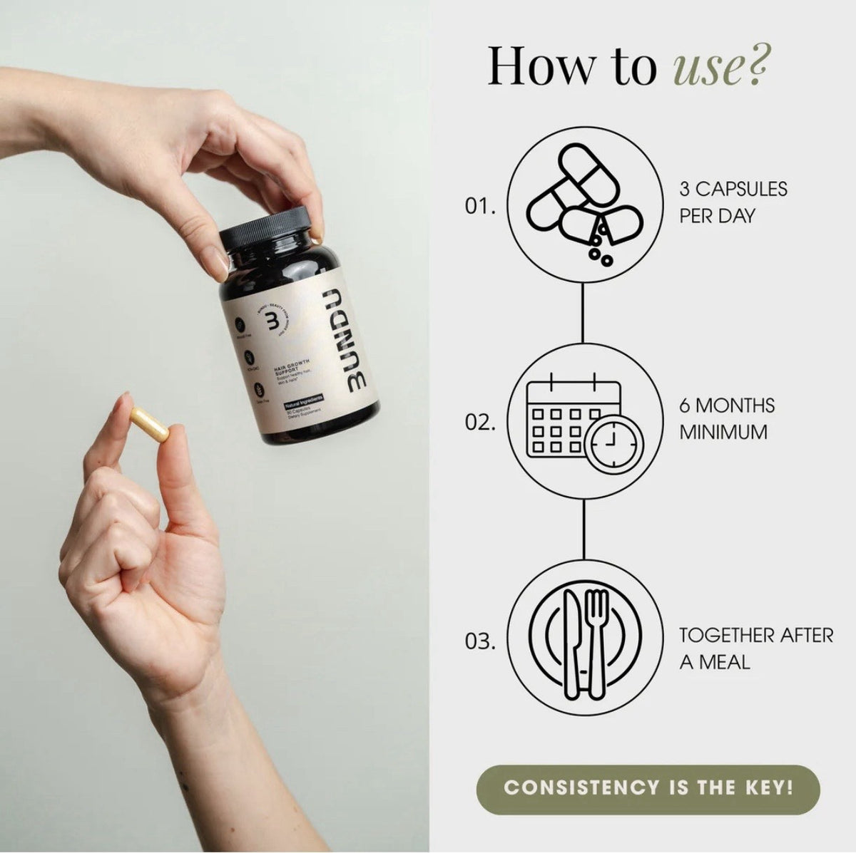 Hair Growth Supplements – Natural, GMO-Free Formula