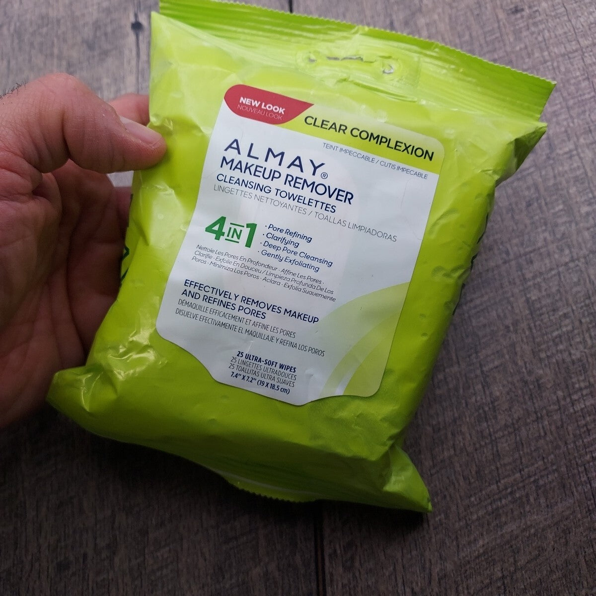 Makeup Remover Cleansing Towelettes for Oily & Acne-Prone Skin — 25 Count
