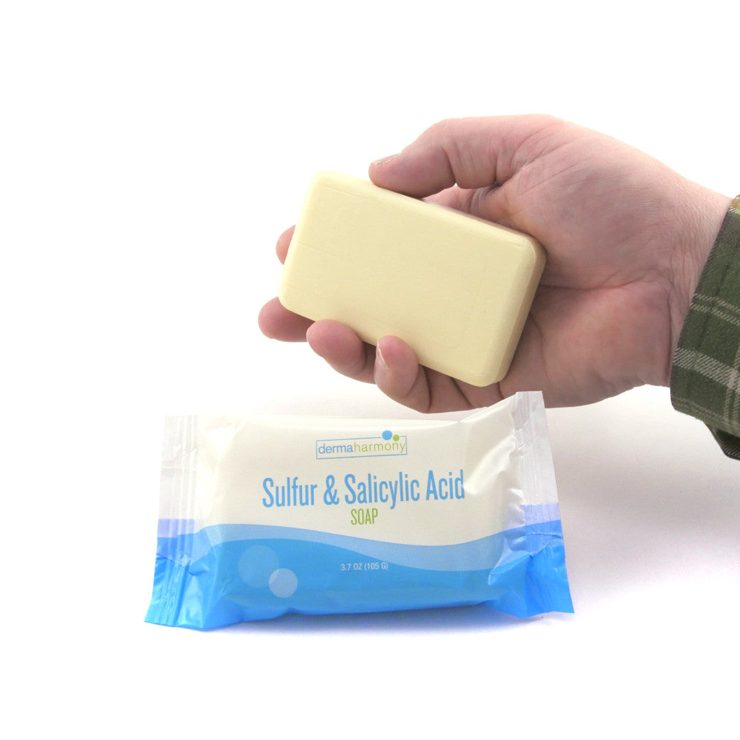 Sulfur & Salicylic Acid Bar Soap, 3 Bars x 3.7 oz – DermaHarmony