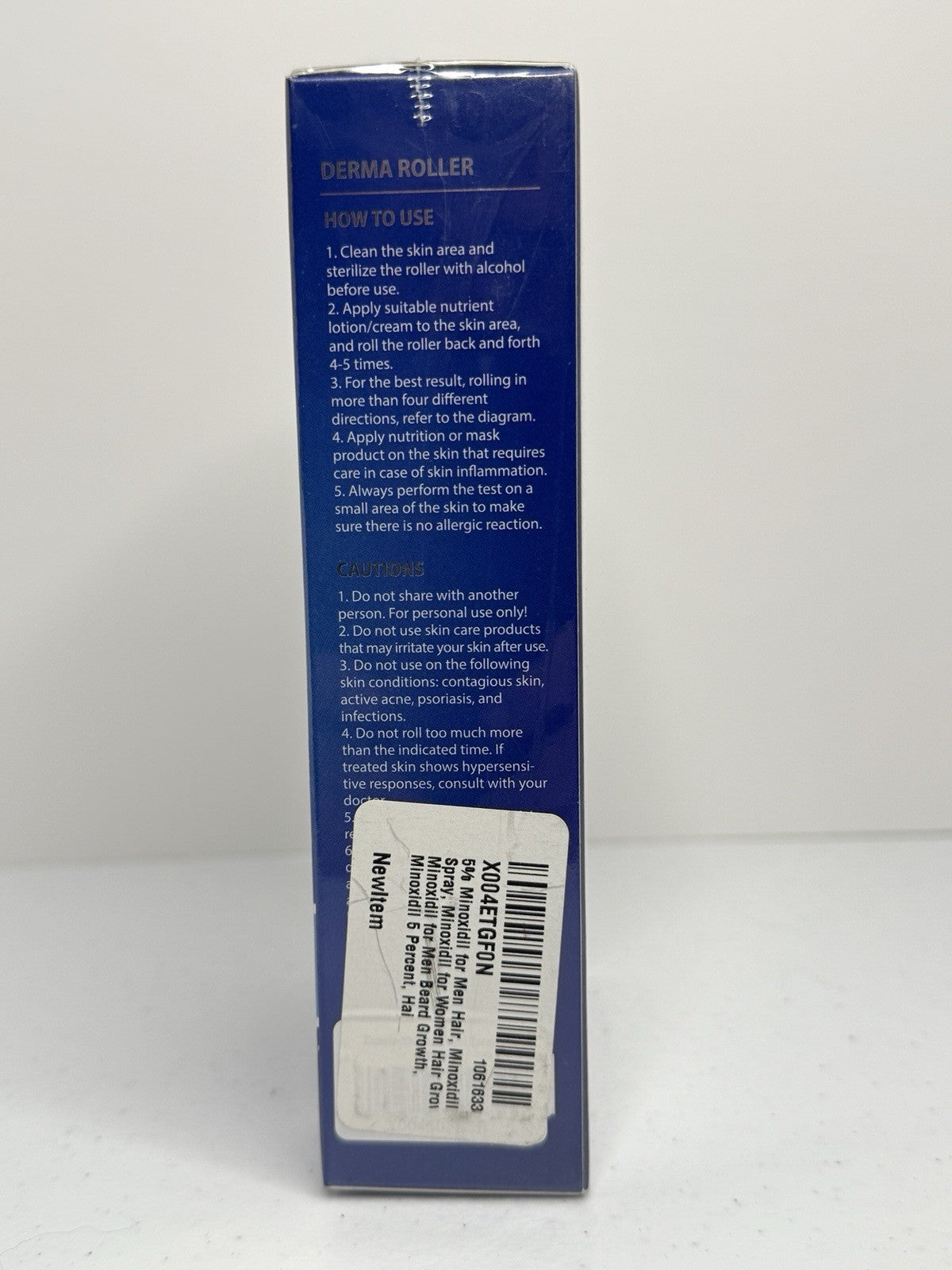 Dabida 5% Minoxidil Hair Growth Spray Kit with Derma Roller 60 ml