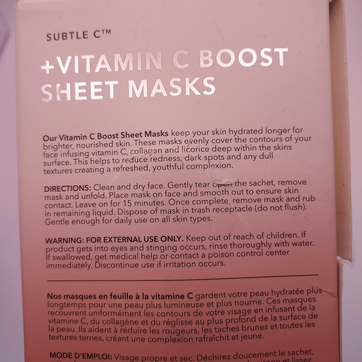 Vitamin C Boost Sheet Masks - 2-Pack