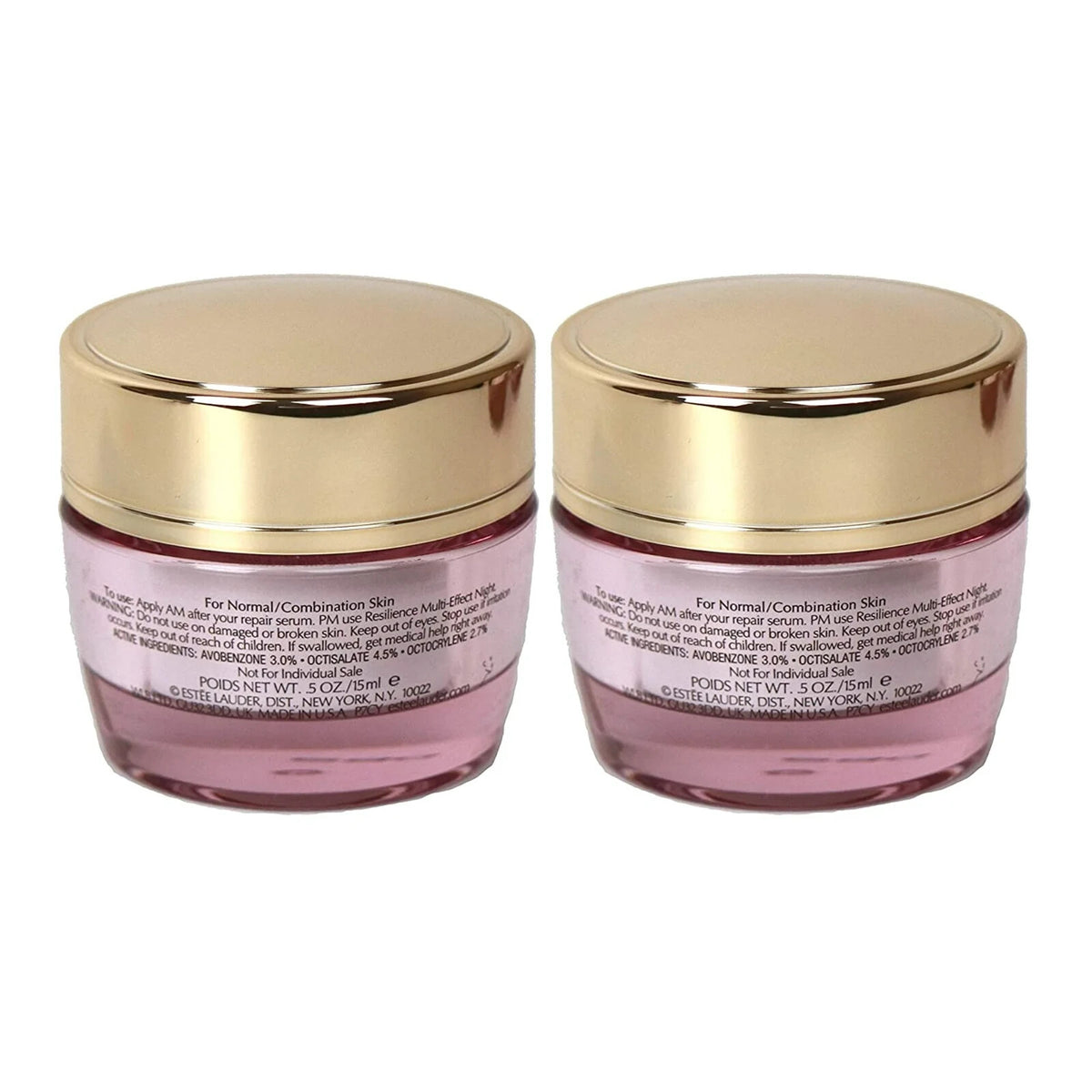 Estée Lauder Resilience Multi Effect Face & Neck Creme SPF15 – 2 x 0.5 oz