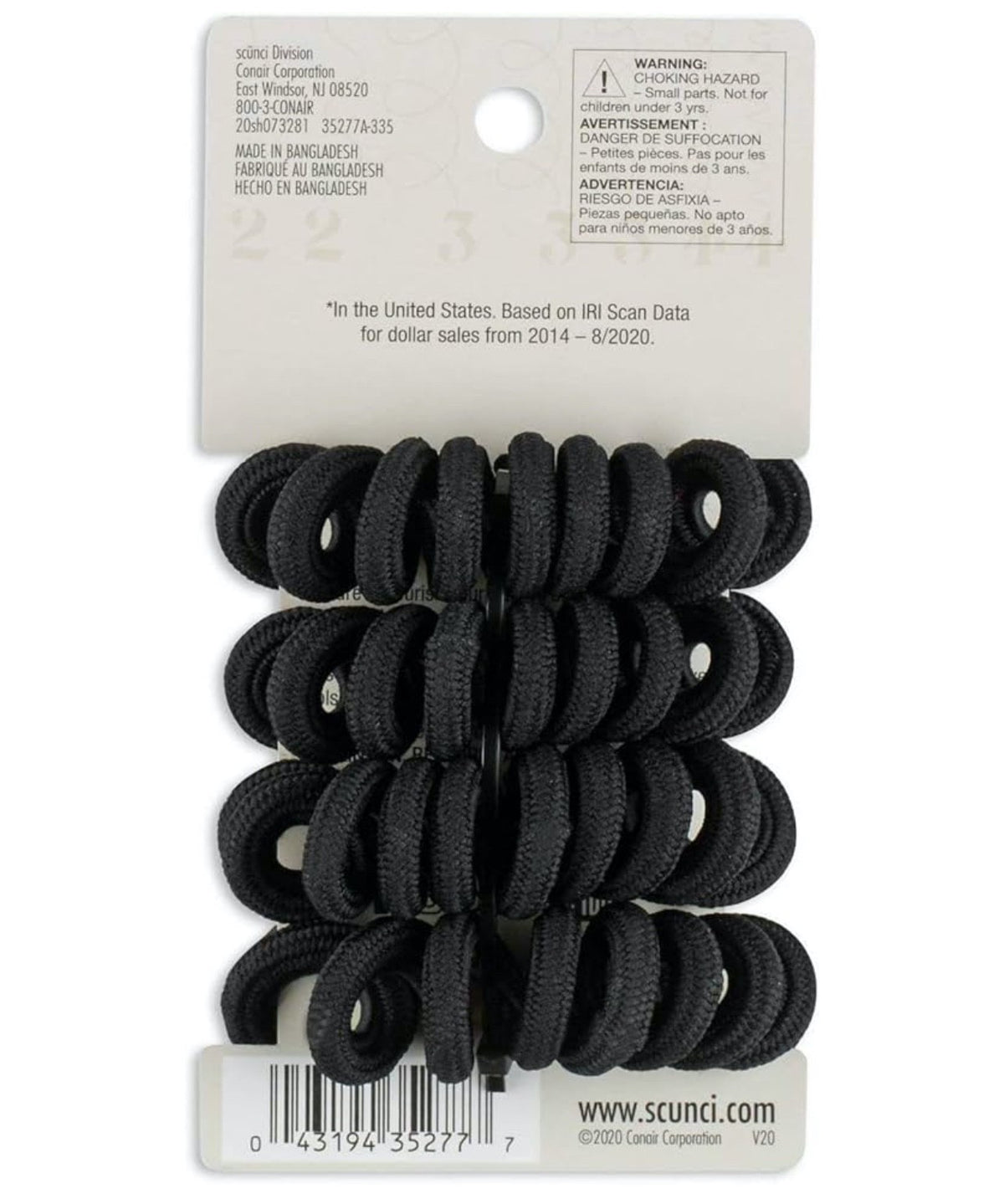 scunci curl Collective no damage Spiral Hairties For curly Hair 4 pack