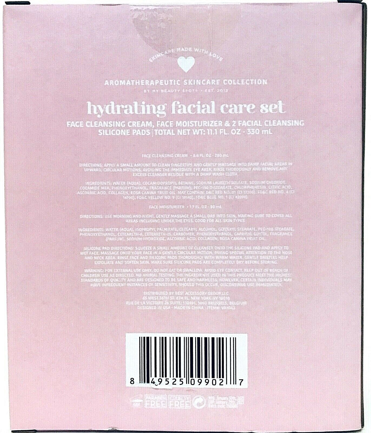 Hydrating Collagen Facial Care Set with Vitamin C & Rosehip Oil – 4 Piece Skincare Collection