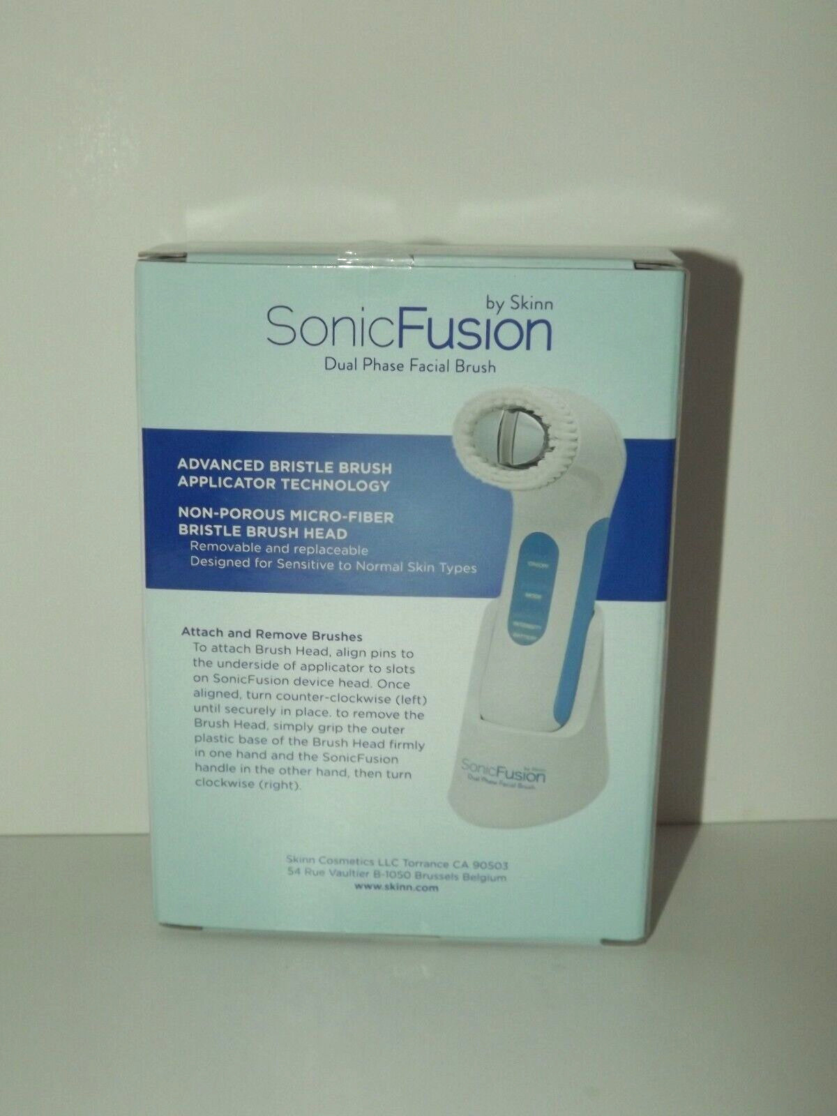 Replacement Facial Brush Heads for SonicFusion Dual Phase Facial Brush - Pack of 4