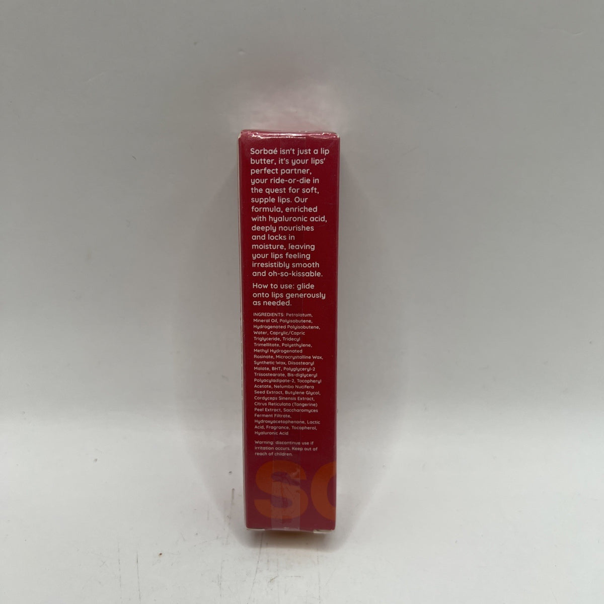 Hyaluronic Lip Butter with Strawberry Mandarin - 15g Lip Balm