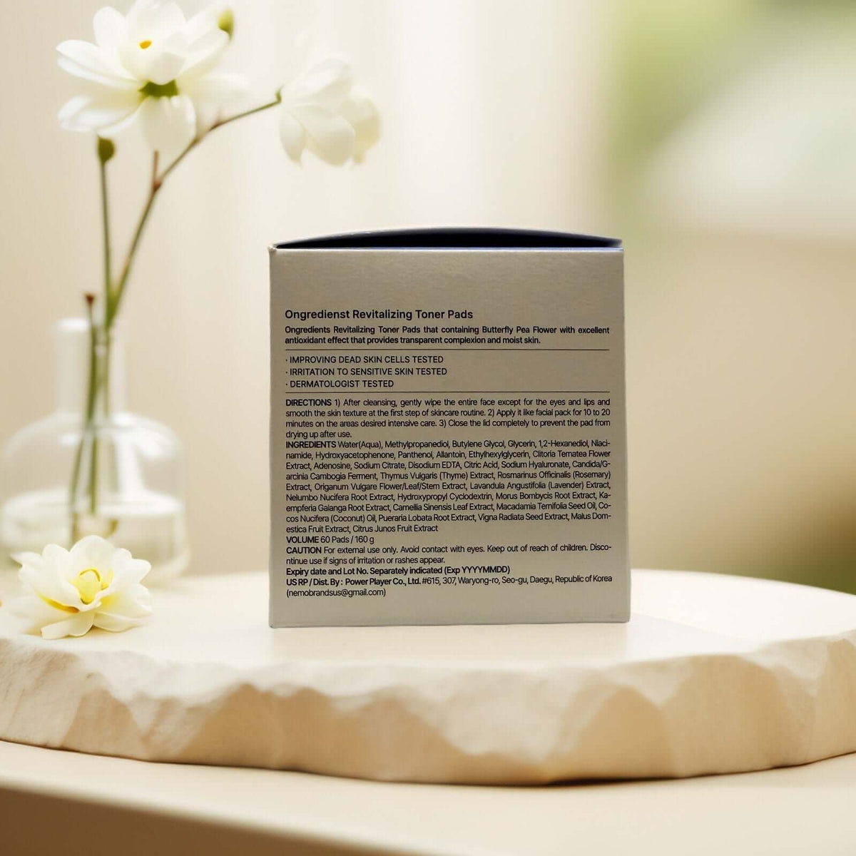 Exfoliating & Balancing Face Toner Pads - 60 Pre-Soaked Pads for Skin Refresh