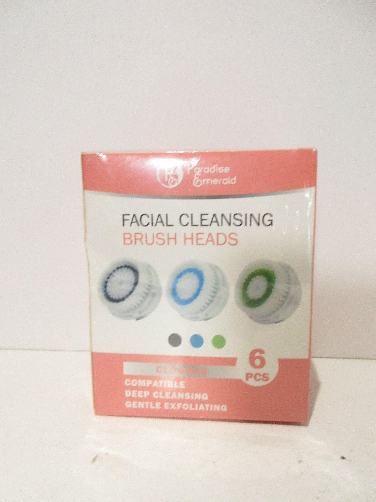 6 Pack Facial Cleansing Brush Heads Compatible with Clairsonic