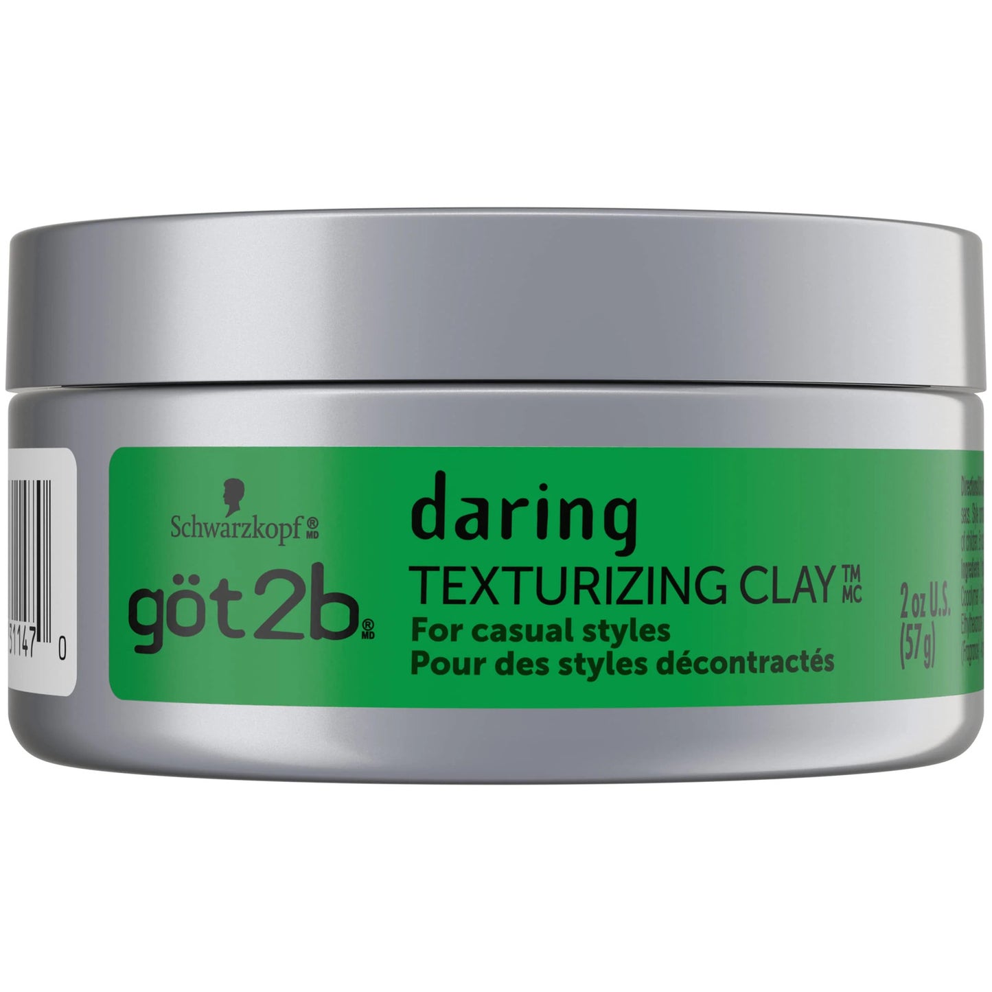 Matte Finish Hair Clay - High Hold Texturizing Styling Pomade 2 oz