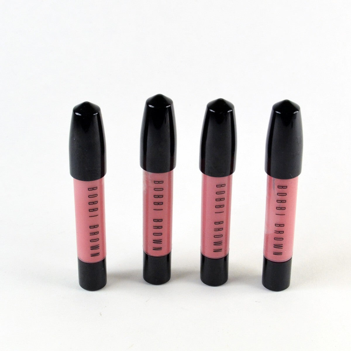 Liquid Lip Gloss Set - Natural Pink, 4 Travel Size Tubes 0.06 Oz