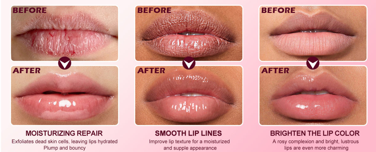 12 Flavors Lip Balm Set with Keychain - Moisturizing Vitamin E Lip Care