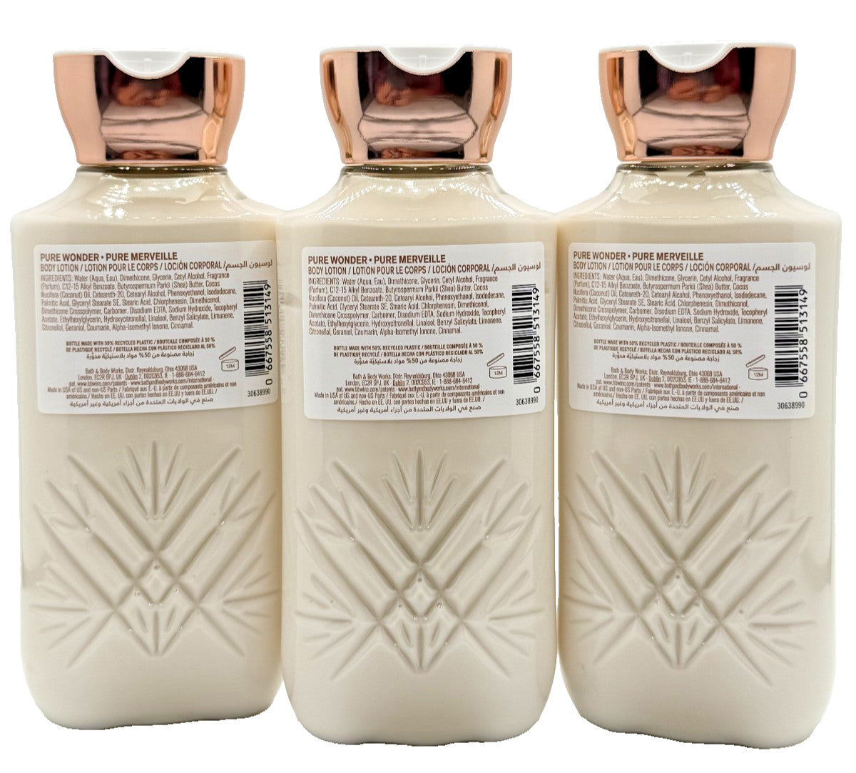 Pure Wonder Body Lotion 8 oz (Set of 3)