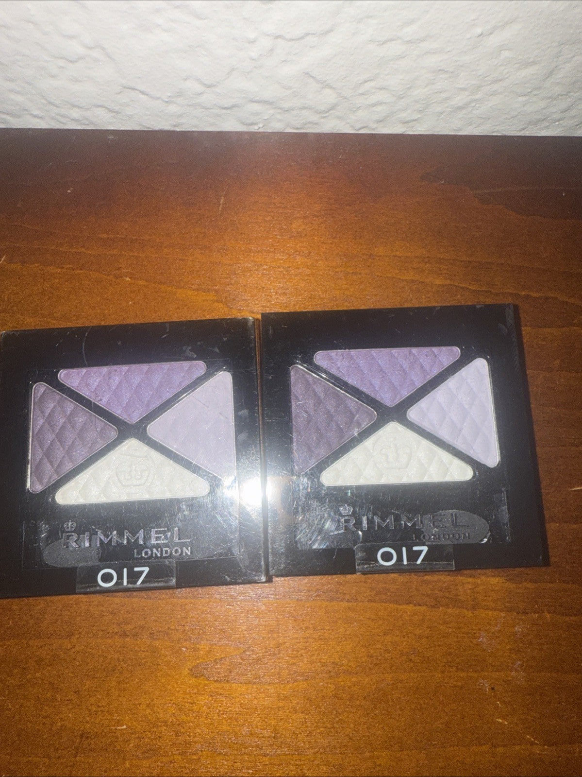 Set of 2 Rimmel Glam Eyes Quad Eyeshadows - Dark Signature 017