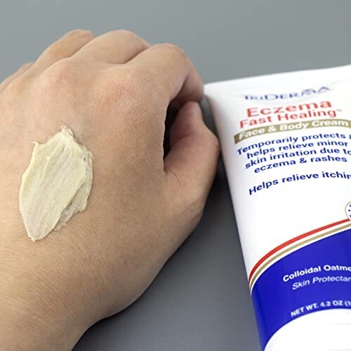 Eczema Fast Healing Cream - Soothing Oatmeal Body Lotion, 4.2 oz