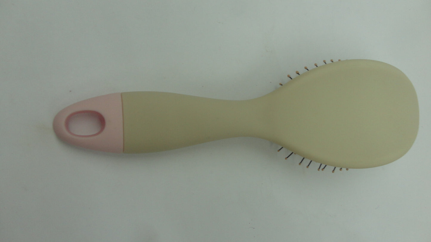 4 Pack Hair Brushes for Styling and Detangling - Rubber and Plastic Handles
