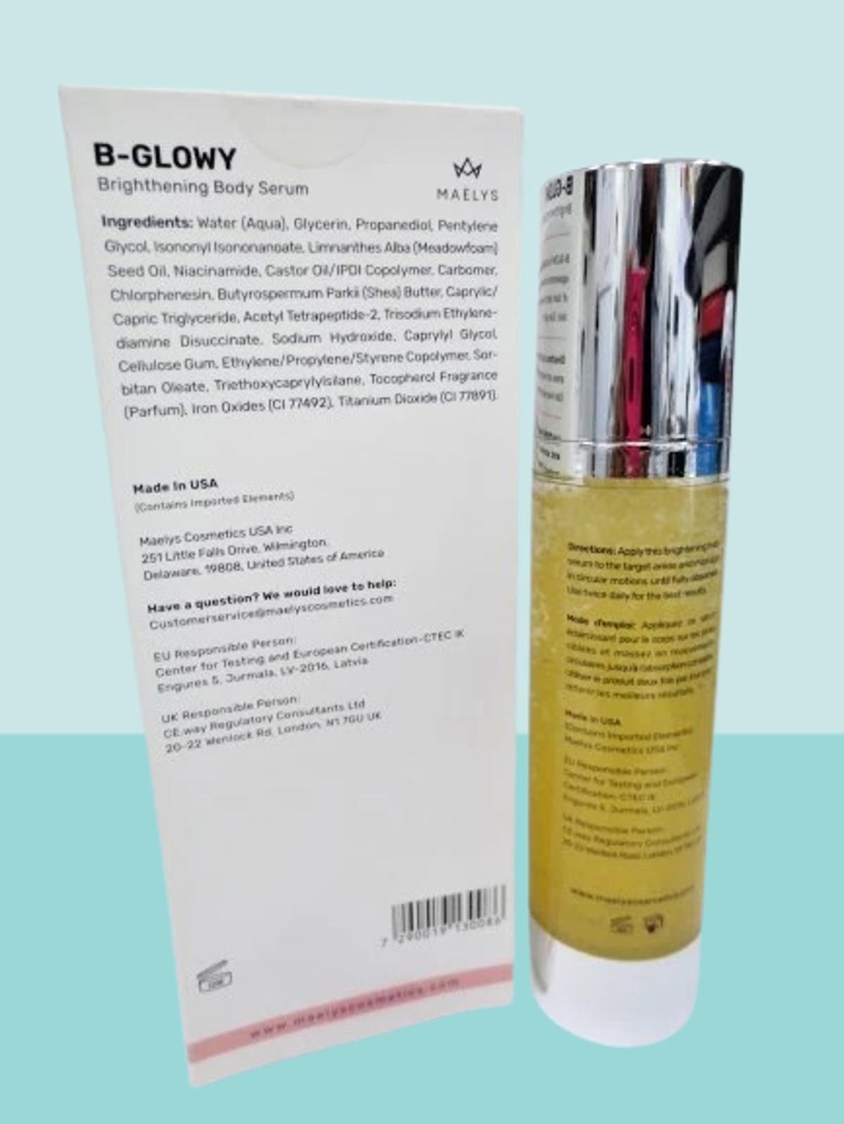 Brightening Body Serum Set - Maelys B-Glowy 3.38 oz x 2