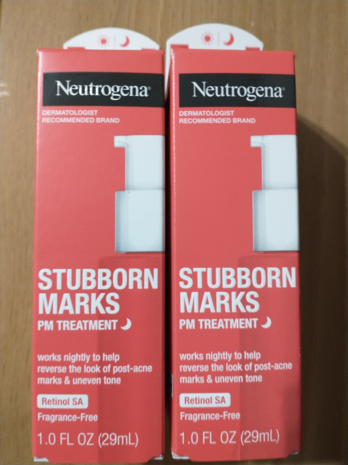 Neutrogena Stubborn Marks PM Treatment with Retinol SA - Fragrance-Free, 2-Pack