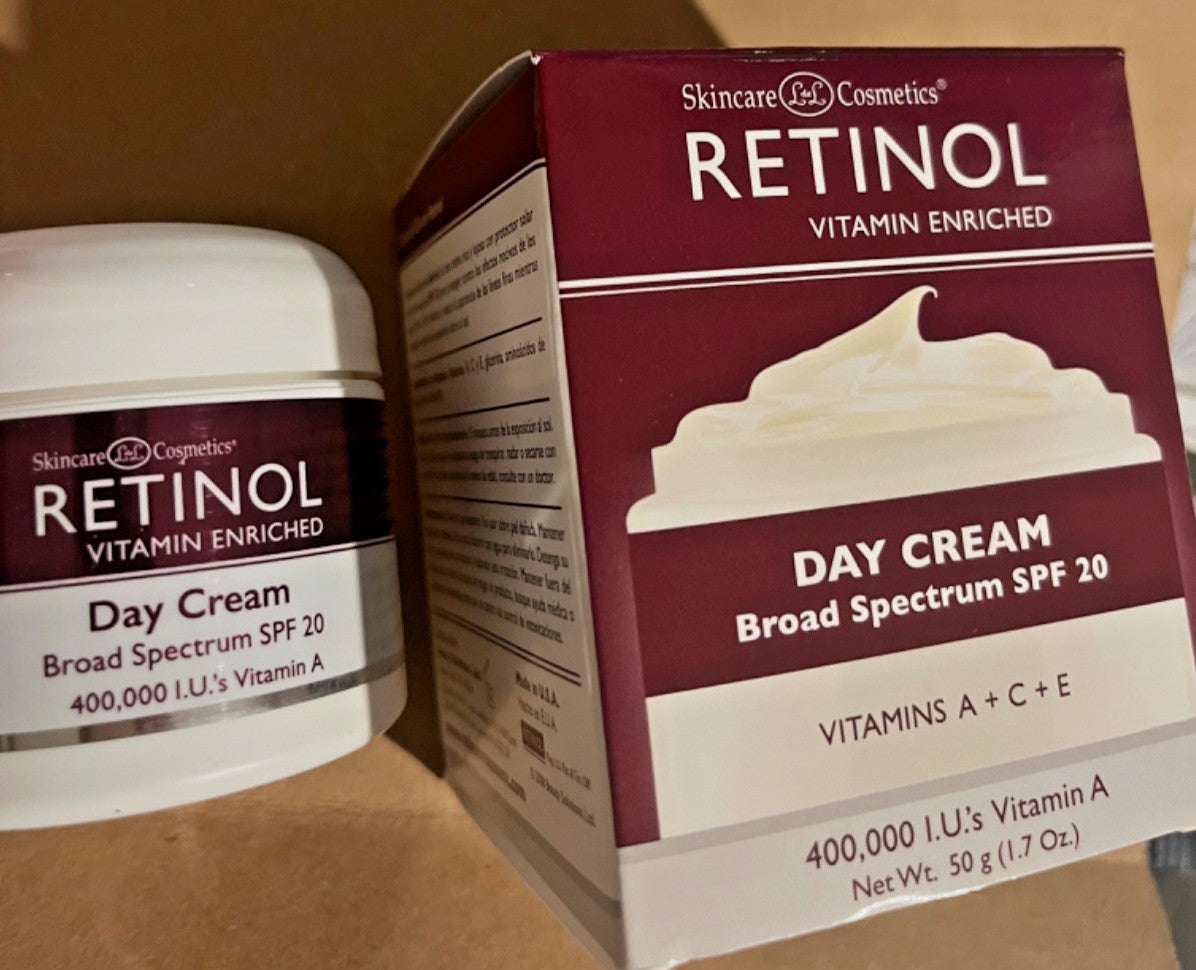 Retinol Vitamin Enriched Day Cream SPF-20 1.7 oz - Skin Care