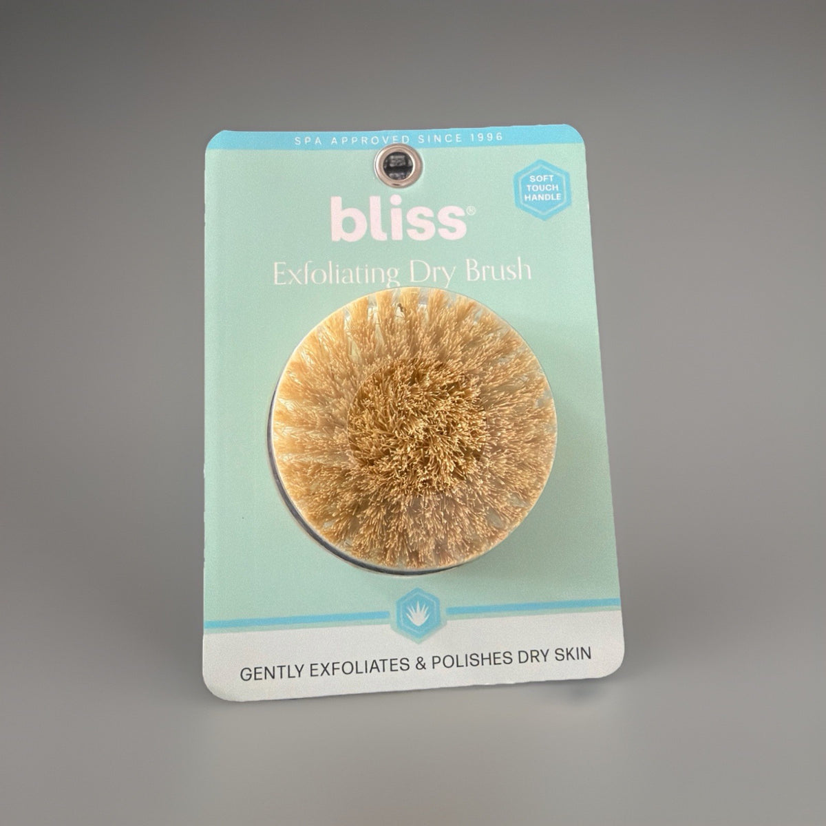 Bliss Exfoliating Dry Brush wxfoliates & Polishes Skin New