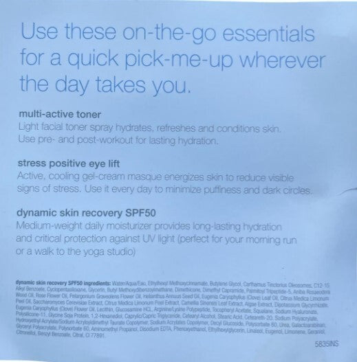 Skincare Set with Eye Lift SPF 50 & Hydrating Toner - Multi-Active & Recovery