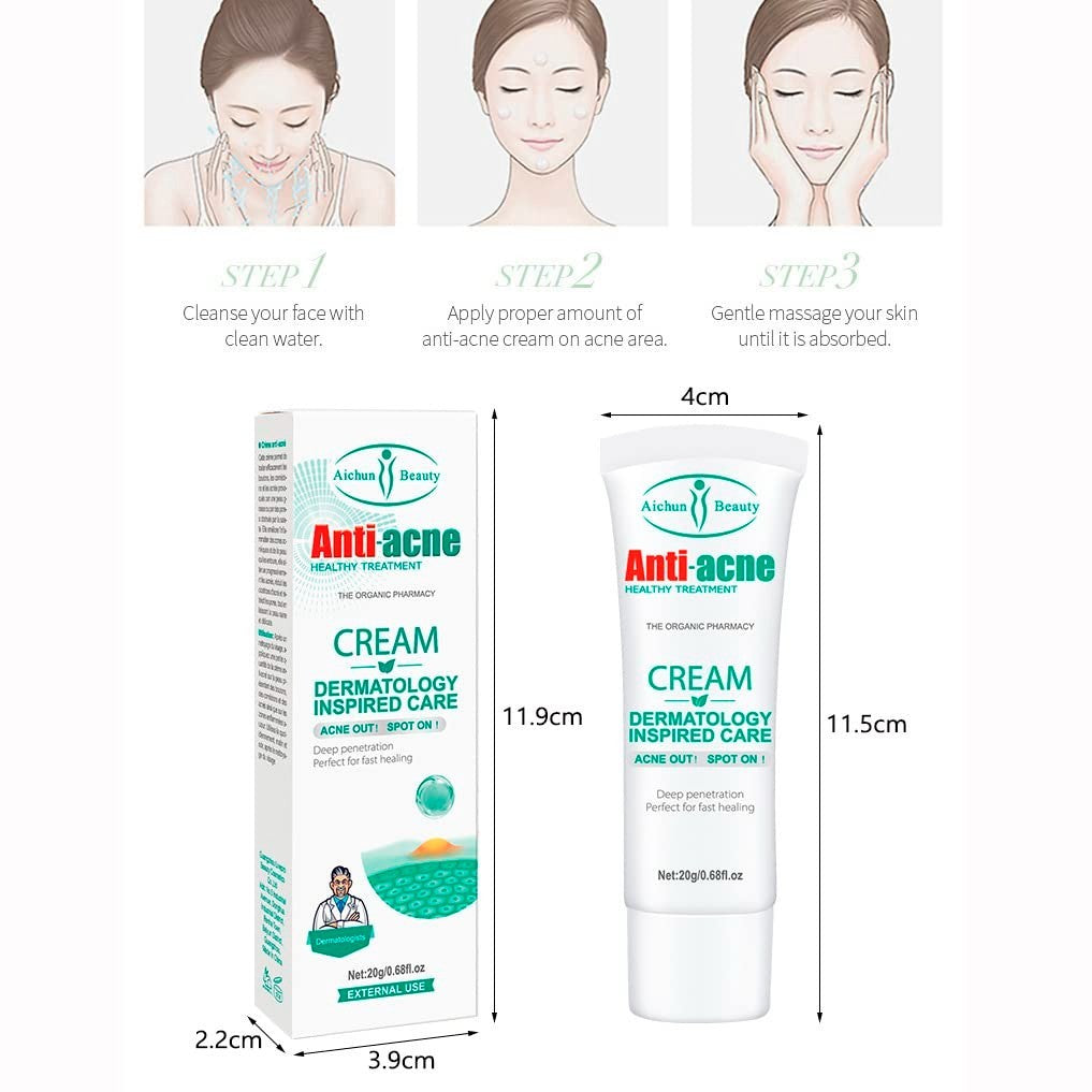 Anti-Acne Cream for Oily Skin Pores & Scar Reduction 20g