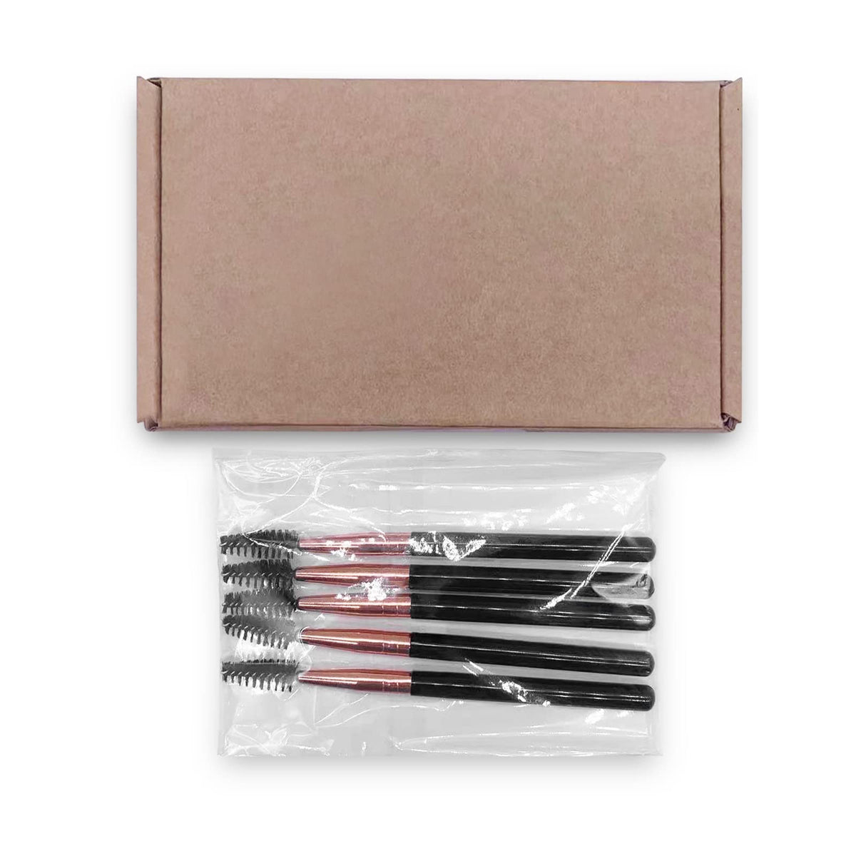 Reusable Mascara Brush Wands Set - Eyelash & Eyebrow Grooming Spoolies, 5 Pieces