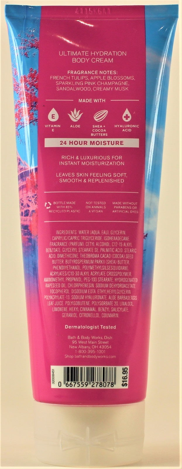 Paris Amour Body Cream Lotion 8oz