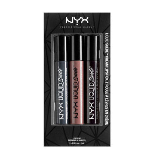 NYX Liquid Suede Cream Lipstick Set - Matte & Waterproof Lip Color