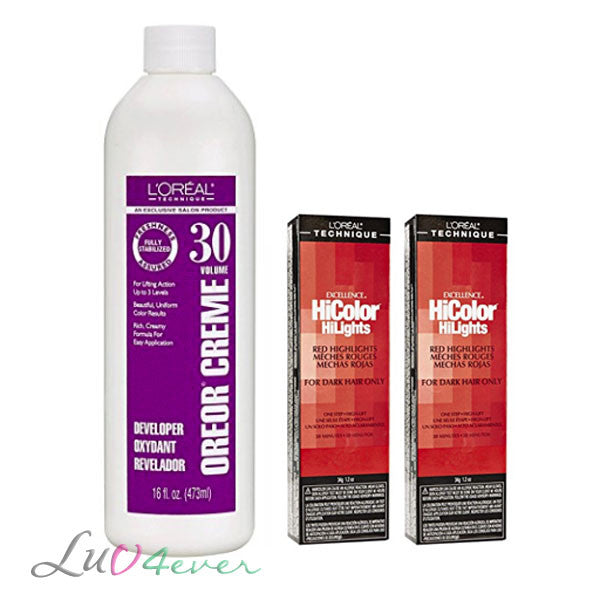 L'Oréal HiColor Highlights for Dark Hair 2 Pack with 30V